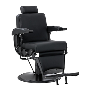 ACTIVESHOP Fotel barberski z masażem Gabbiano Continental czarny (155873)