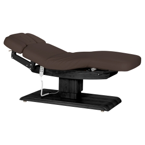 ACTIVESHOP Leżanka SPA Sillon Relax brązowa ciemna z czarną podstawą (156147)