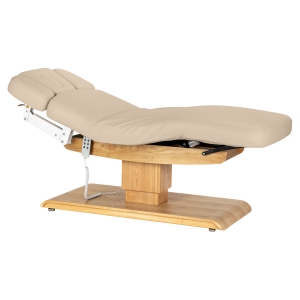 ACTIVESHOP Leżanka SPA Sillon Relax beżowa z jasnobrązową podstawą (156151)