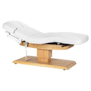 ACTIVESHOP Leżanka SPA Sillon Relax biała z jasnobrązową podstawą (156155)
