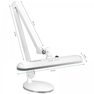 ACTIVESHOP Lampa warsztatowa led Elegante 801-tl z podstawką reg. natężenie i barwa światła white