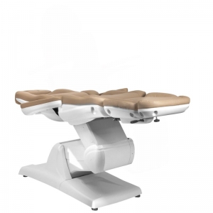 Fotel kosmetyczny elektr. Azzurro 870 3 siln. cappuccino (109079)