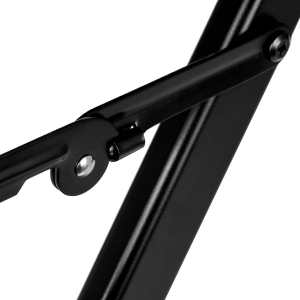 Krzesło do makijażu składane alu czarne (133430)