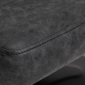 Gabbiano fotel fryzjerski Katania Loft Old Leather czarny (147876)