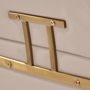 Gabbiano fotel fryzjerski Porto złoto Beżowy (148046)