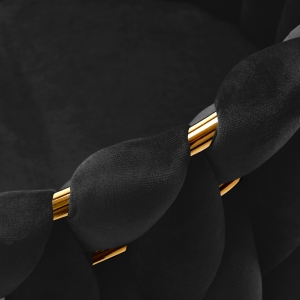 4Rico krzesło QS-GW06G aksamit czarne (148115)