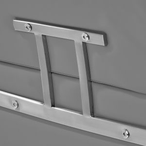 Gabbiano fotel fryzjerski Porto srebrno Szary