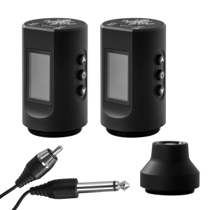 EL CARTEL VISPA Bezprzewodowa maszynka do tatuażu czarno/czerwona (150975)