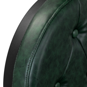 Gabbiano fotel barberski President zielony z czarną ramą (153445)