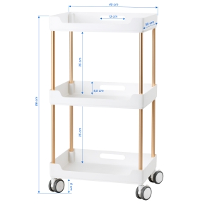 Pomocnik kosmetyczny 127 złoto biały (150656)