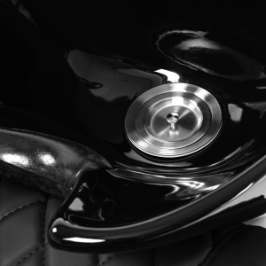 Gabbiano Myjnia fryzjerska Sylvia z elektrycznym podnóżkiem i masażem czarna (153418)