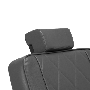 Hair System fotel barberski BM88066B szary czarna rama  (154178)