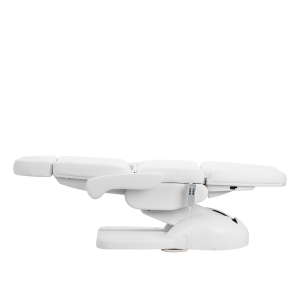 Fotel kosmetyczny elektr. Azzurro Lux 3m pedi biały  (154879)