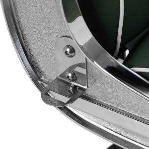 Gabbiano fotel barberski Visionerio zielony chrom rama  (155243)