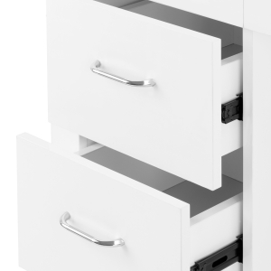 Biurko kosmetyczne 324 z pochłaniaczem kasetowym białe (150940)