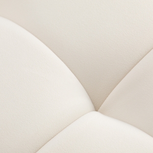 Fotel zabiegowy do rzęs Sillon Umbra biały welur ze złotą podstawą (155739)