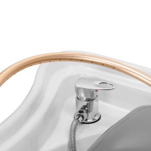 Myjnia fryzjerska z leżanką Head Spa Gabbiano 017 szara (155905)