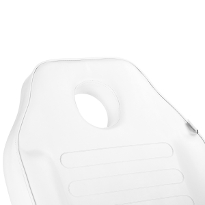 Fotel kosmetyczny hydrauliczny Sillon A 210DH z kołyską biały  (154692)