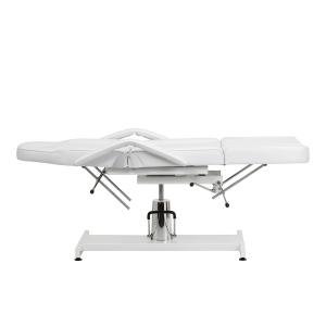 Fotel kosmetyczny hydrauliczny Sillon 210 z kołyską biały  (155704)