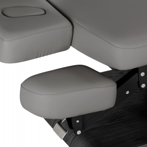 Leżanka SPA Sillon Relax szara z czarną podstawą (156148)