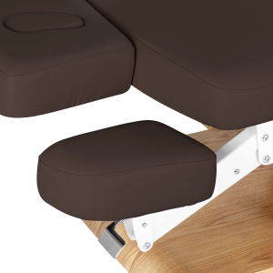 Leżanka SPA Sillon Relax brązowa ciemna z jasnobrązową podstawą (156152)