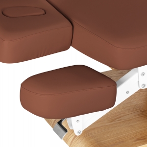 Leżanka SPA Sillon Relax brązowa z jasnobrązową podstawą (156154)