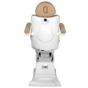 Fotel kosmetyczny elektr. Azzurro 870 3 siln. cappuccino (109079)