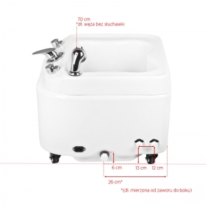 Brodzik Azzurro do pedicure z hydromasażem A023 (112605)