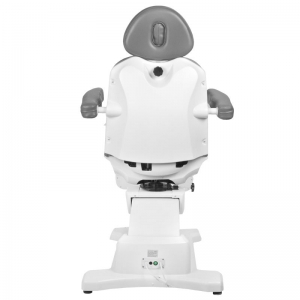 Fotel kosmetyczny elektr. Azzurro 869A obrotowy 4 siln. szary (118765)