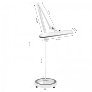 Lampa warsztatowa led Elegante 801-tl ze statywem reg. natężenie i barwa światła white (124718)