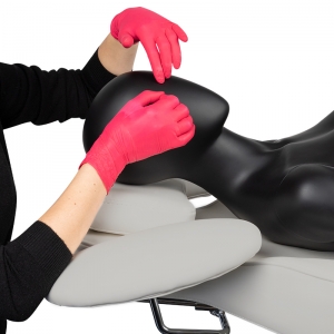 Fotel zabiegowy do rzęs Ivette szary (133144)