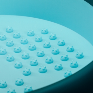 Miska do pedicure składana niebieska (142786)