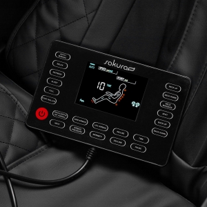 Sakura fotel masujący Standard 801 czarno-czerwony (148098)