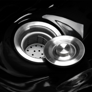 Gabbiano myjnia fryzjerska Lille - złoto czarna  (147323)