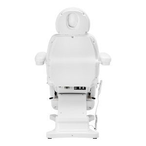Elektryczny fotel kosmetyczny SILLON CLASSIC 3 silniki z kołyską pedi biały  (148292)