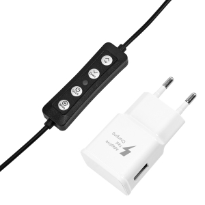 GLOW lampa pierścieniowa ring 13"" bsc ze statywem 10W  (148020)