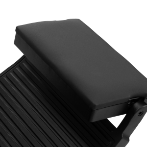 Gabbiano Fotel barberski Bruno czarny z czarną ramą (153407)