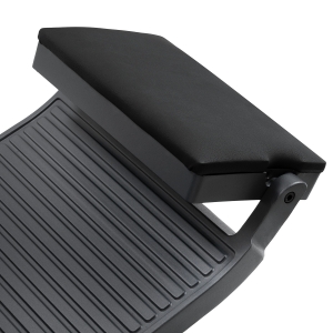 Gabbiano Fotel barberski Bruno czarny z grafitową ramą (153410)