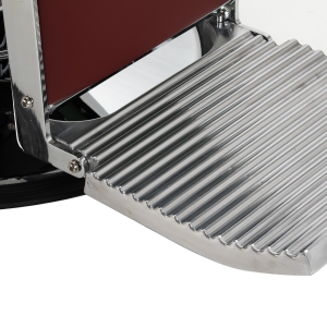 Gabbiano fotel barberski Visionerio czerwony chrom rama  (155244)