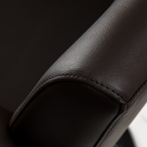 Gabbiano fotel fryzjerski Lucca Brązowy czarna podstawa  (154154)