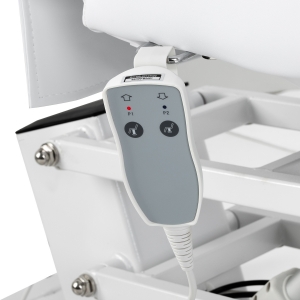 Fotel kosmetyczny do pedicure elektryczny Azzurro 706 1 silnik biały (154883)