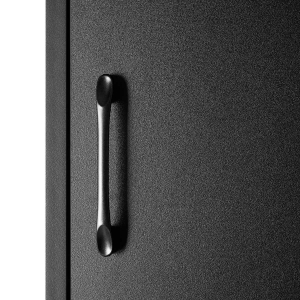 Stacja fryzjerska Labor Gabbiano TOTEM czarna z czarnym okuciem  (154237)