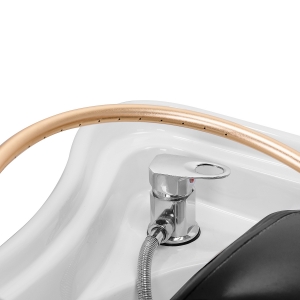 Myjnia fryzjerska z leżanką Head Spa Gabbiano 017 czarna (155890)