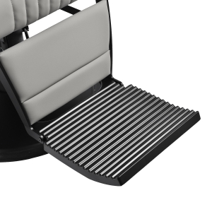 Fotel barberski Gabbiano Levi szary  (155574)