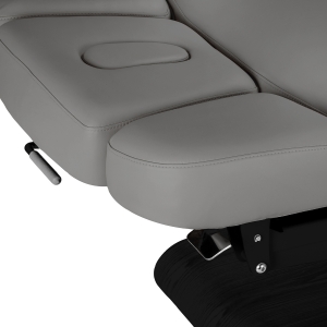 Leżanka SPA Sillon Relax szara z czarną podstawą (156148)