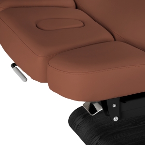 Leżanka SPA Sillon Relax brązowa z czarną podstawą (156149)