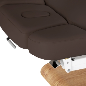 Leżanka SPA Sillon Relax brązowa ciemna z jasnobrązową podstawą (156152)