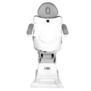 Fotel kosmetyczny elektr. Azzurro 870 3 siln. szary (109076)