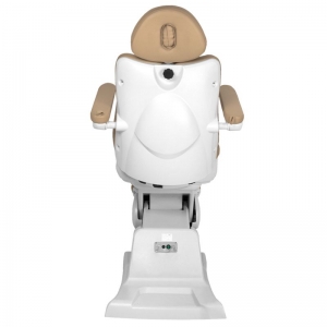 Fotel kosmetyczny elektr. Azzurro 870S pedi 3 siln. cappuccino (109085)