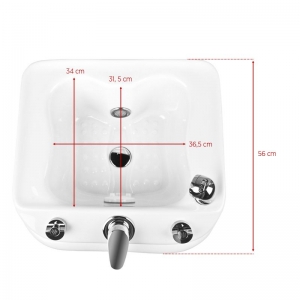 Brodzik Azzurro do pedicure z hydromasażem A023 (112605)